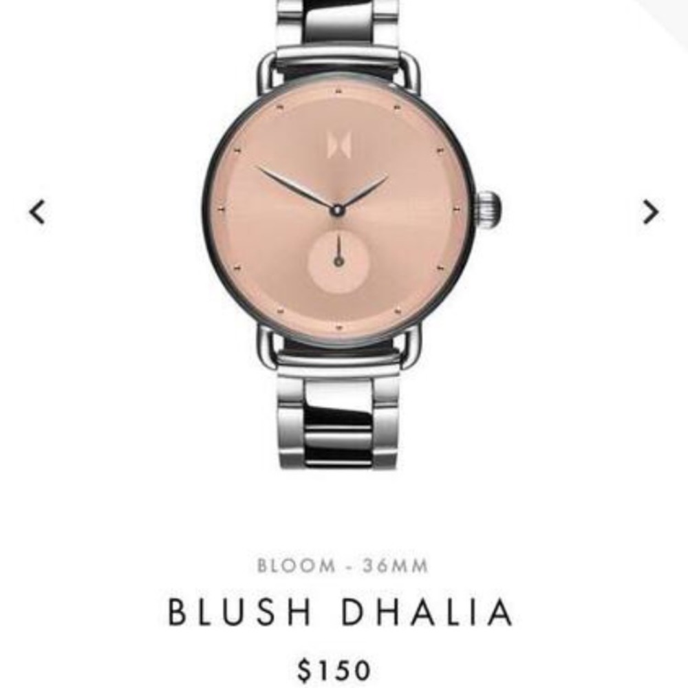MVMT blush dhalia watch